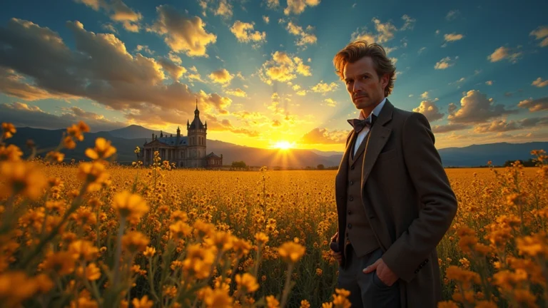 Doctor Who Thirteenth Doctor in 1890s Provence with Vincent van Gogh, dramatic lighting, professional television production quality, no text overlays
