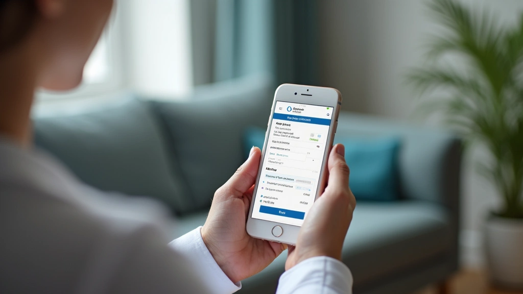 Patient receiving prescription notification on smartphone from telepsychiatry platform, pharmacy delivery integration, modern