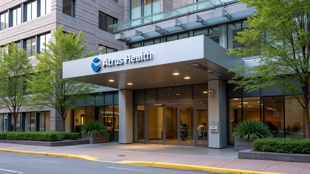 Atrius Health medical facility exterior entrance in Kenmore Boston neighborhood, professional signage, accessible building en