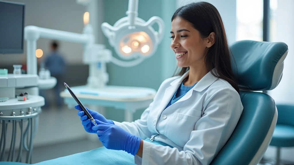 Female Native American healthcare professional providing dental care in modern dental clinic with advanced equipment and prof